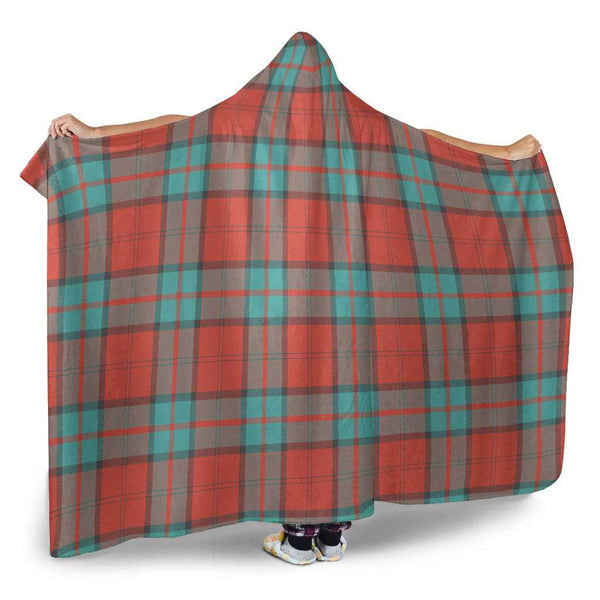 Scottish Dunbar Ancient Clan Tartan Hooded Blanket Tartan Plaid 2