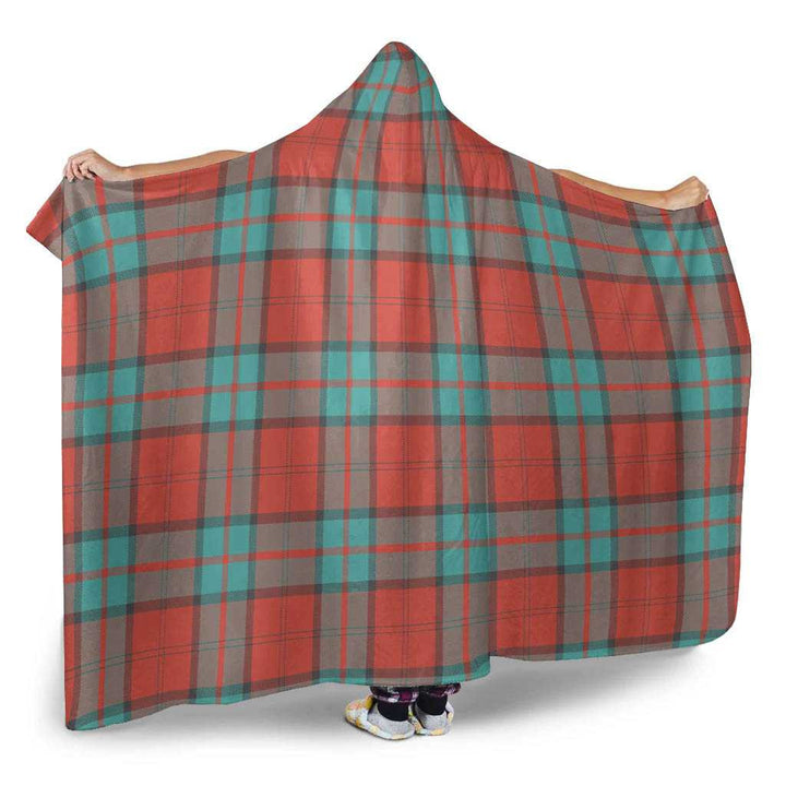 Scottish Dunbar Ancient Clan Tartan Hooded Blanket Tartan Plaid 2