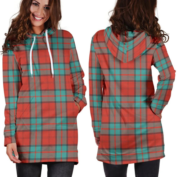 Scottish Dunbar Ancient Clan Tartan Hoodie Dress