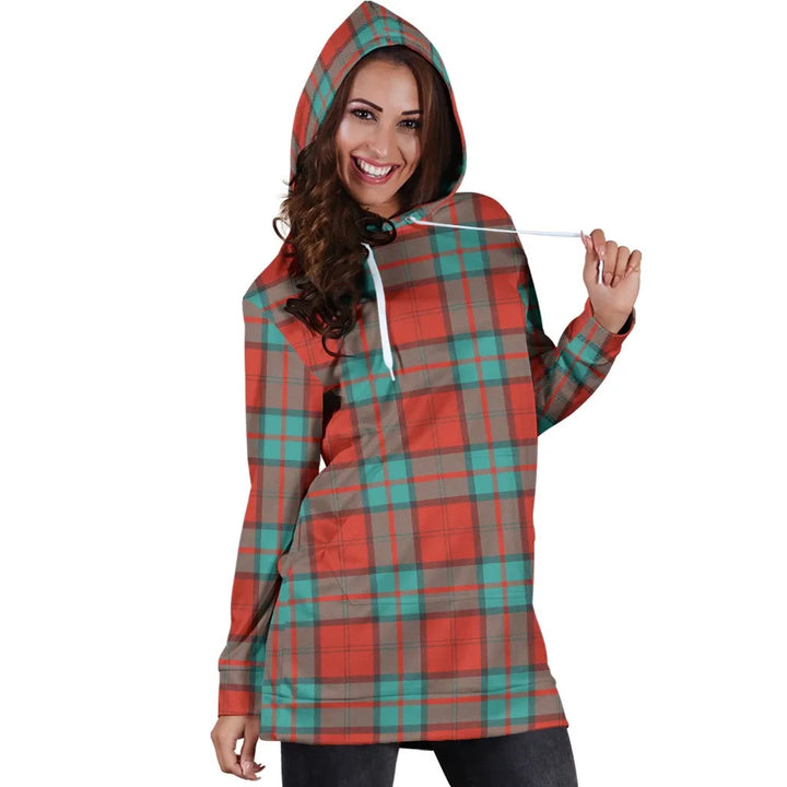 Scottish Dunbar Ancient Clan Tartan Hoodie Dress
