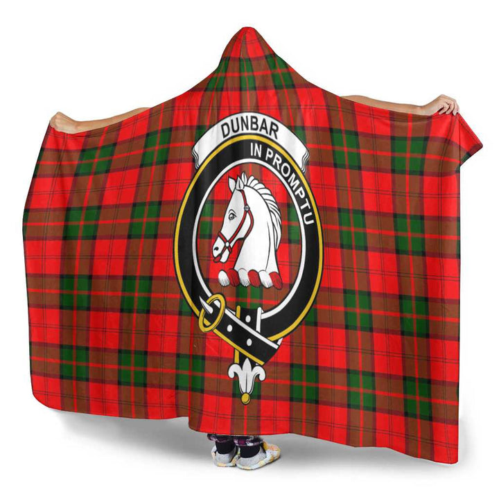 Scottish Dunbar Clan Crest Tartan Hooded Blanket Tartan Plaid 3