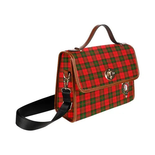 Scottish Dunbar Clan Crest Tartan Waterproof Canvas Bag Tartan Plaid 3