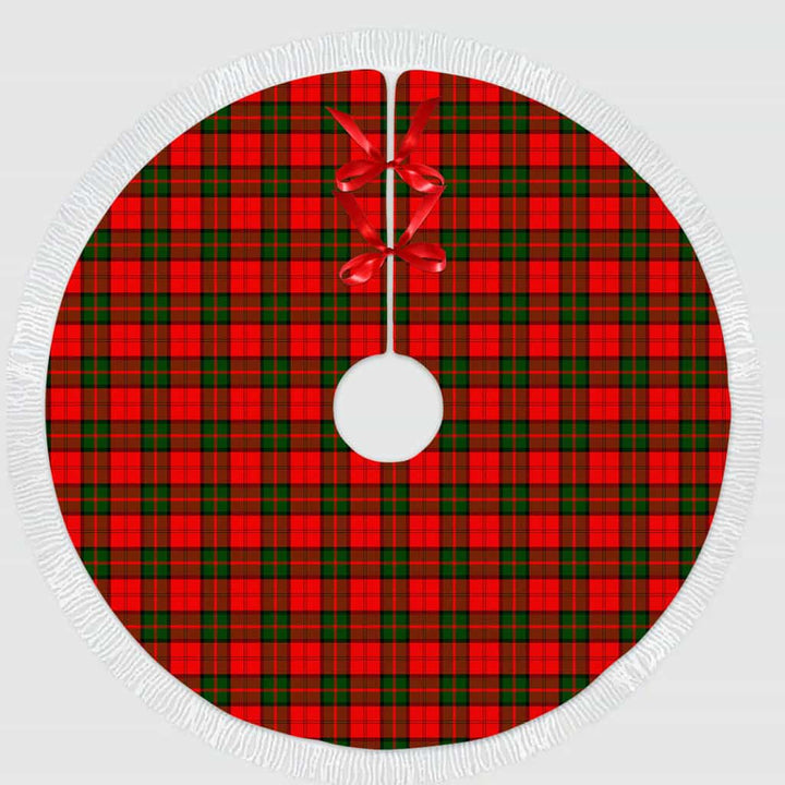 Scottish Dunbar Modern Clan Tartan Christmas Tree Skirt Tassels 1 Tartan Plaid
