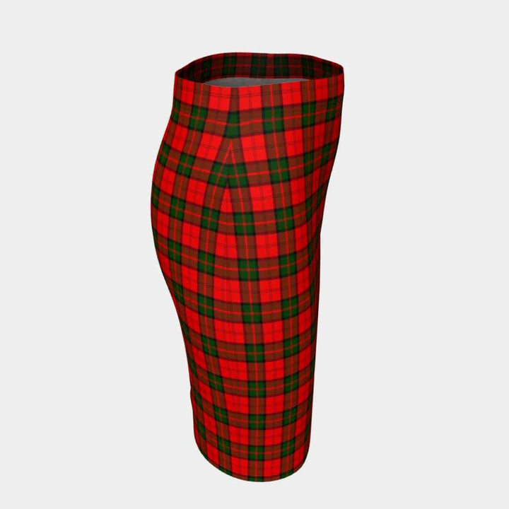 Scottish Dunbar Modern Clan Tartan Fitted Skirt Tartan Plaid 3