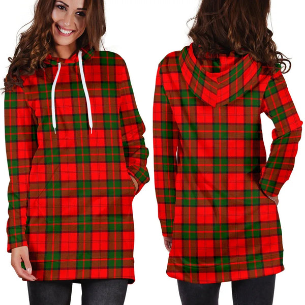 Scottish Dunbar Modern Clan Tartan Hoodie Dress