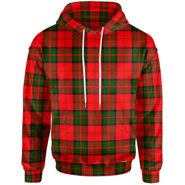 Scottish Dunbar Modern Clan Tartan Hoodie Front Side Tartan Plaid