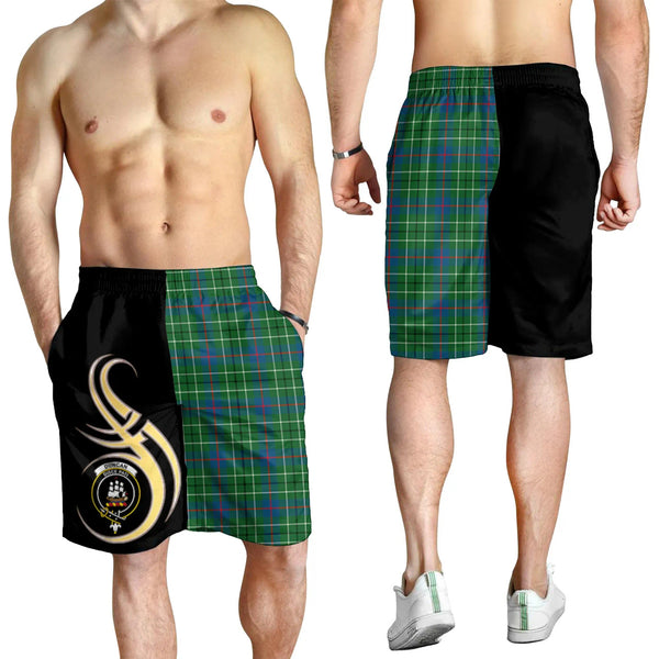 Scottish Duncan Ancient Clan Crest Tartan Believe in Me Men's Shorts