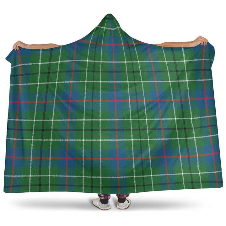 Scottish Duncan Ancient Clan Tartan Hooded Blanket Tartan Plaid 1