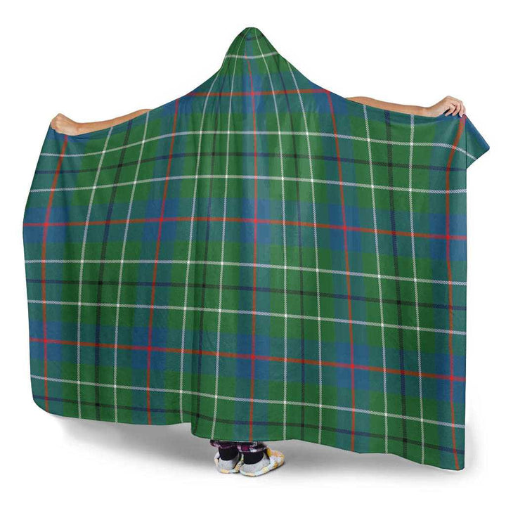 Scottish Duncan Ancient Clan Tartan Hooded Blanket Tartan Plaid 3