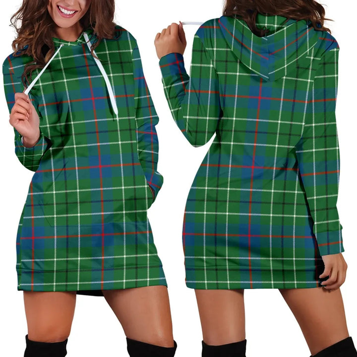 Scottish Duncan Ancient Clan Tartan Hoodie Dress