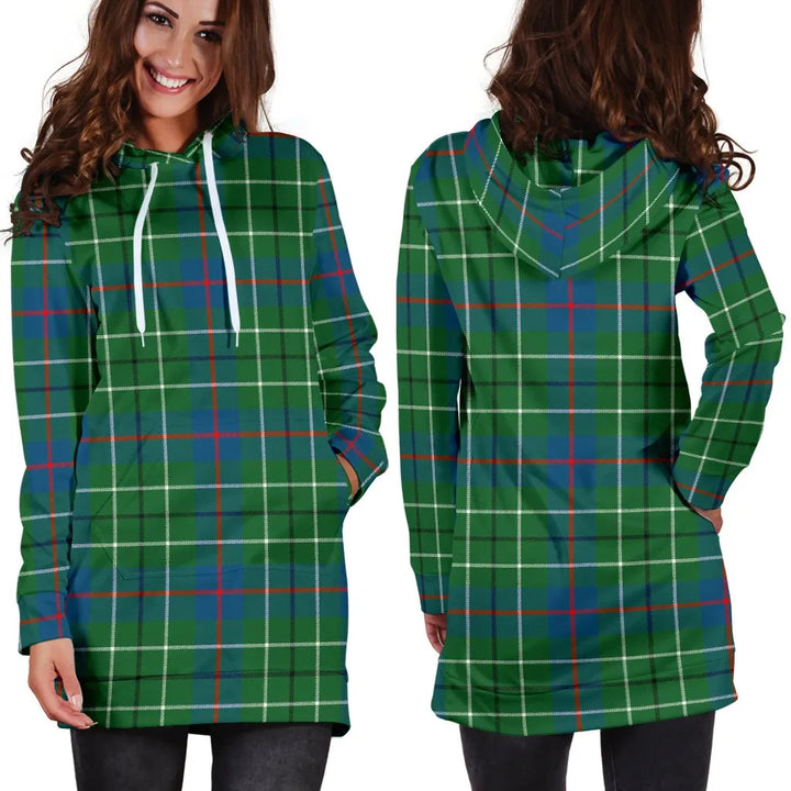 Scottish Duncan Ancient Clan Tartan Hoodie Dress