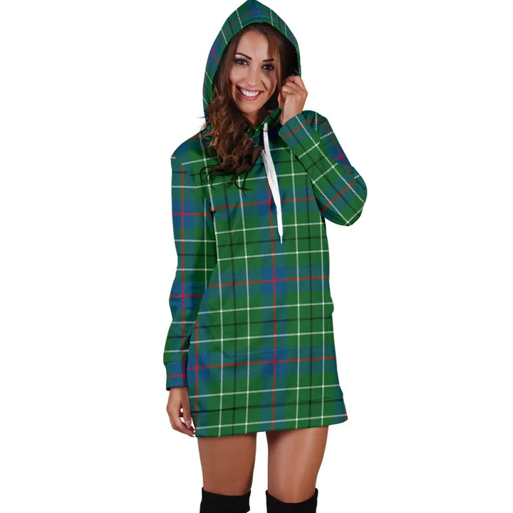 Scottish Duncan Ancient Clan Tartan Hoodie Dress