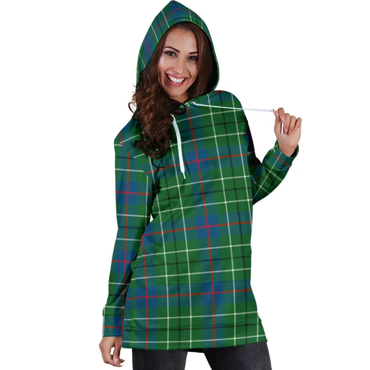 Scottish Duncan Ancient Clan Tartan Hoodie Dress