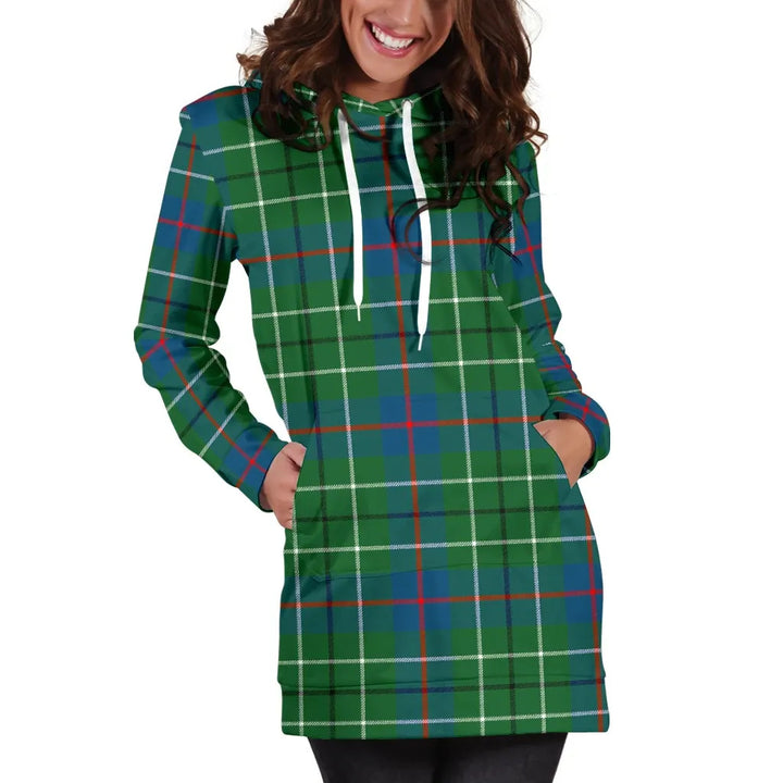 Scottish Duncan Ancient Clan Tartan Hoodie Dress