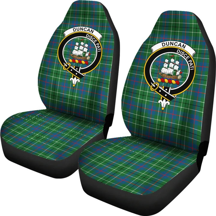 Scottish Duncan Clan Crest Tartan Car Seat Covers 1