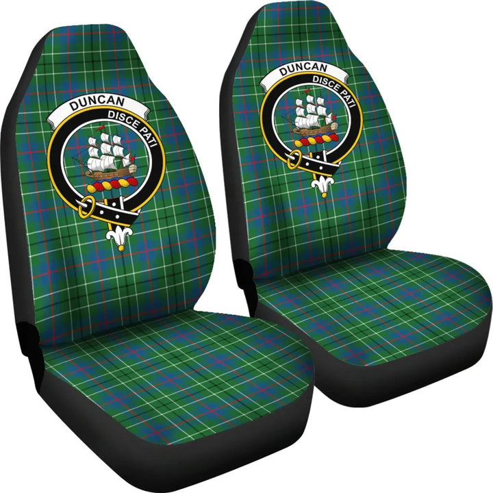 Scottish Duncan Clan Crest Tartan Car Seat Covers 4