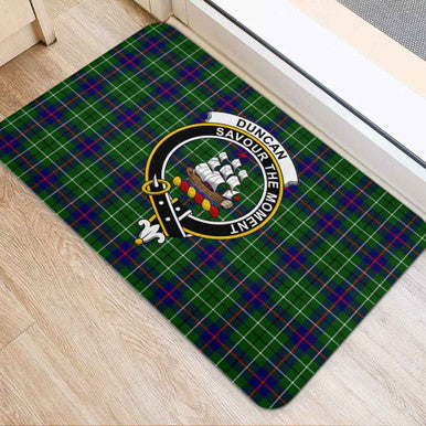 Scottish Duncan Clan Crest Tartan Door Mat Tartan Plaid 2