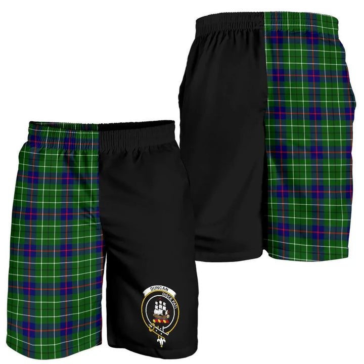 Scottish Duncan Clan Crest Tartan Half of Me Men's Shorts