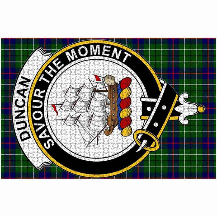 Scottish Duncan Clan Crest Tartan Jigsaw Puzzle 2