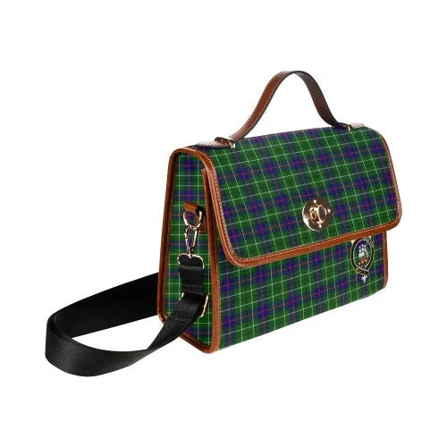 Scottish Duncan Clan Crest Tartan Waterproof Canvas Bag Tartan Plaid 3