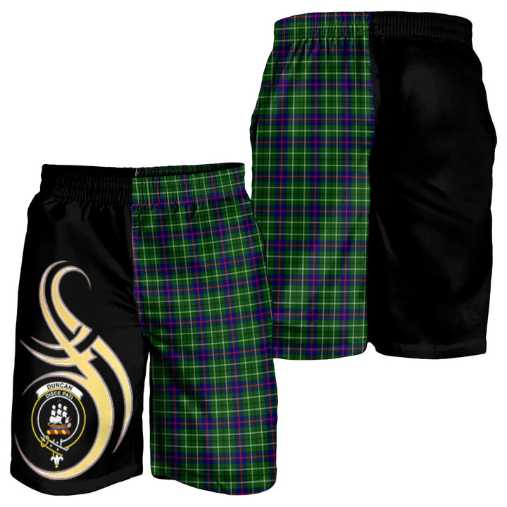 Scottish Duncan Modern Clan Crest Tartan Believe in Me Men's Shorts
