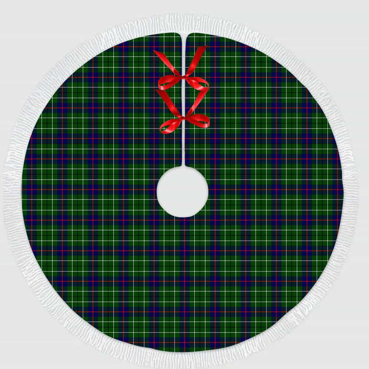 Scottish Duncan Modern Clan Tartan Christmas Tree Skirt Tassels 1 Tartan Plaid