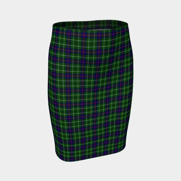 Scottish Duncan Modern Clan Tartan Fitted Skirt Tartan Plaid 1