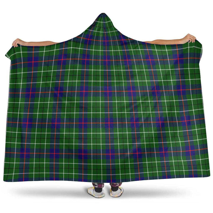 Scottish Duncan Modern Clan Tartan Hooded Blanket Tartan Plaid 1