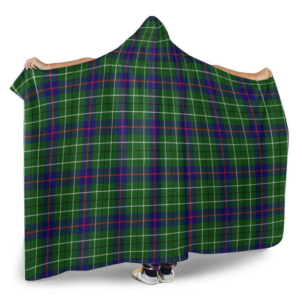 Scottish Duncan Modern Clan Tartan Hooded Blanket Tartan Plaid 2