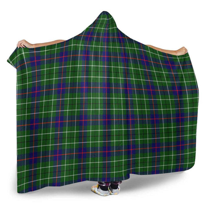 Scottish Duncan Modern Clan Tartan Hooded Blanket Tartan Plaid 2
