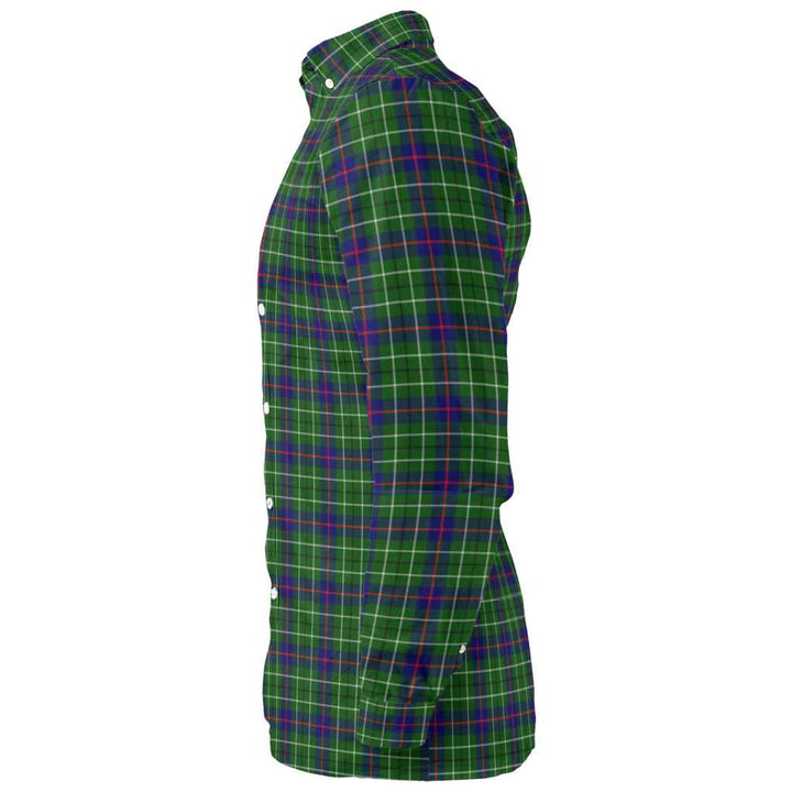 Scottish Duncan Modern Clan Tartan Long Sleeve Shirt Tartan Plaid