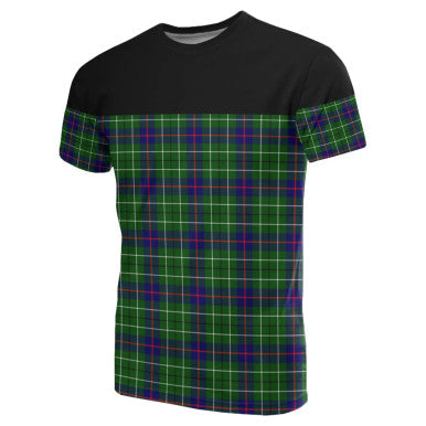 Scottish Duncan Modern Clan Tartan T-Shirt Horizontal Style Front Side Tartan Plaid