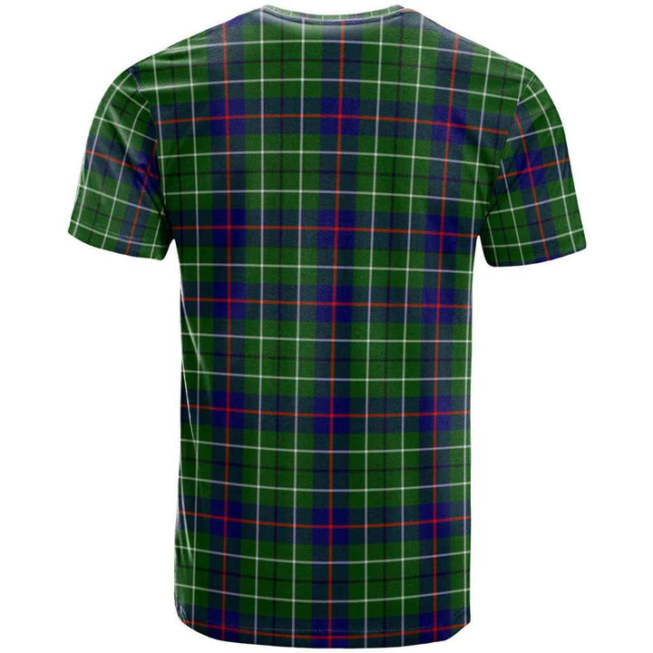 Scottish Duncan Modern Clan Tartan T-Shirt Back Side Tartan Plaid