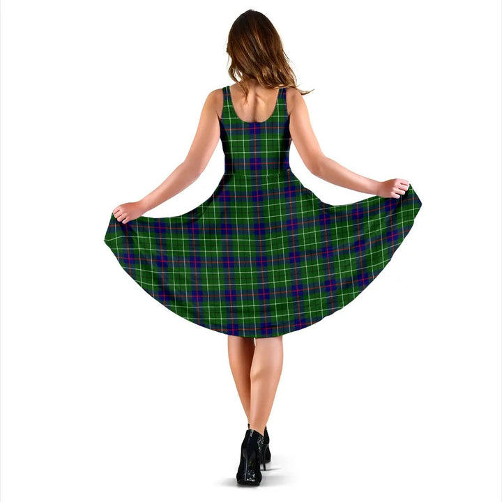 Scottish Duncan Modern Clan Tartan Women Midi Dress