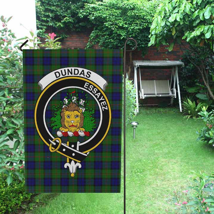 Scottish Dundas Clan Crest Tartan Garden Flag Tartan Plaid 2