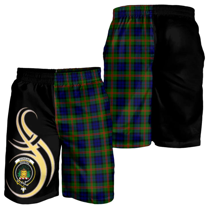 Scottish Dundas Modern 02 Clan Crest Tartan Believe in Me Men's Shorts