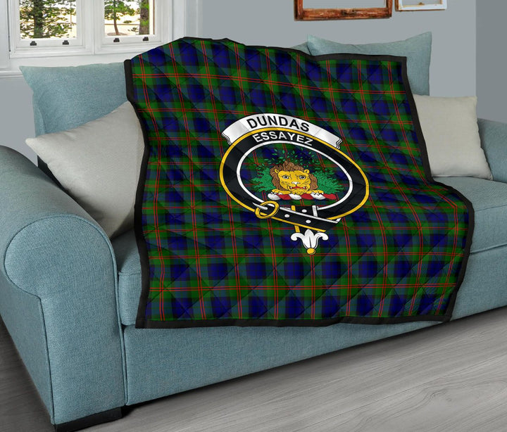 Scottish Dundas Modern 02 Clan Crest Tartan Quilt Tartan Plaid 11
