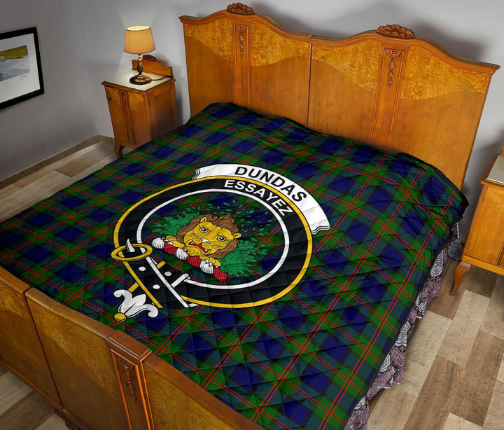 Scottish Dundas Modern 02 Clan Crest Tartan Quilt Tartan Plaid 12