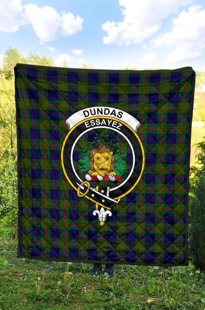 Scottish Dundas Modern 02 Clan Crest Tartan Quilt Tartan Plaid 2