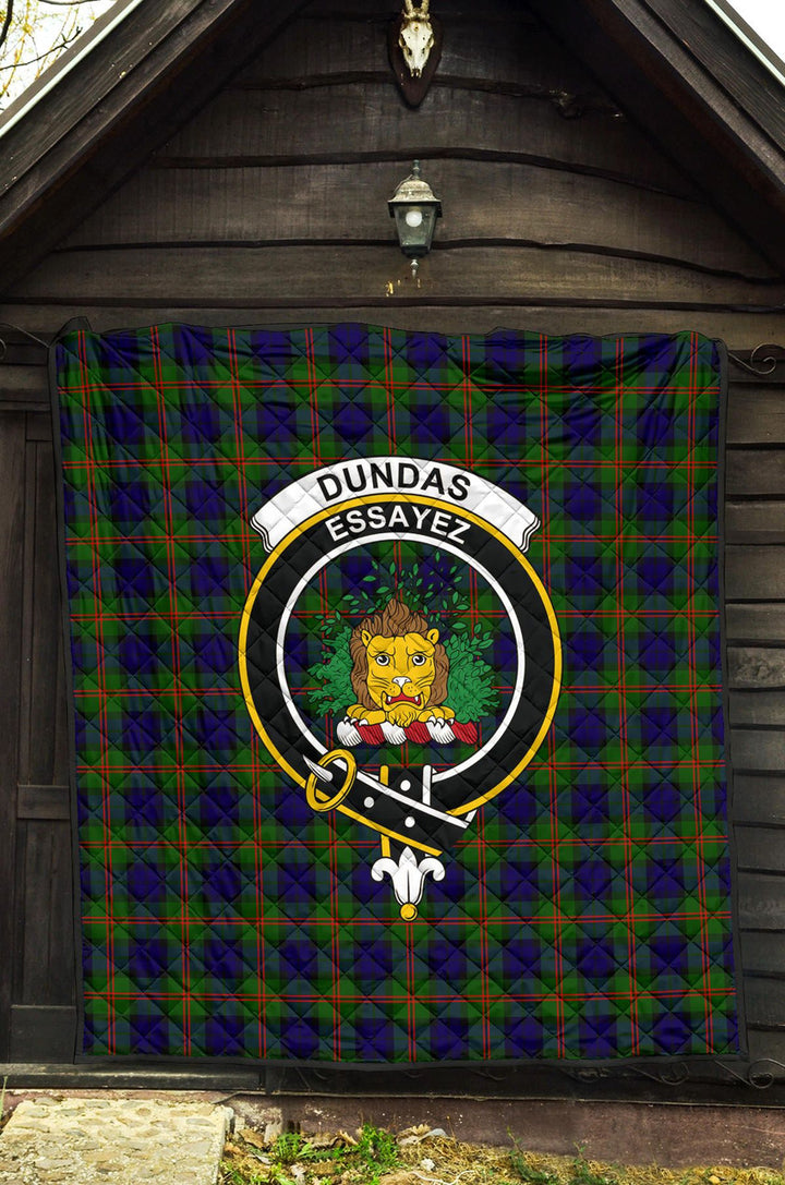 Scottish Dundas Modern 02 Clan Crest Tartan Quilt Tartan Plaid 3