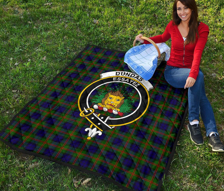 Scottish Dundas Modern 02 Clan Crest Tartan Quilt Tartan Plaid 4