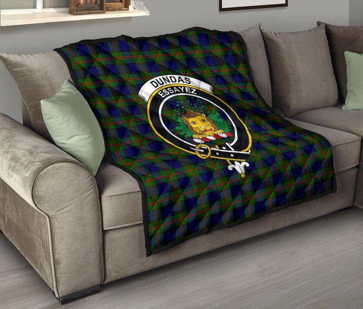 Scottish Dundas Modern 02 Clan Crest Tartan Quilt Tartan Plaid 8