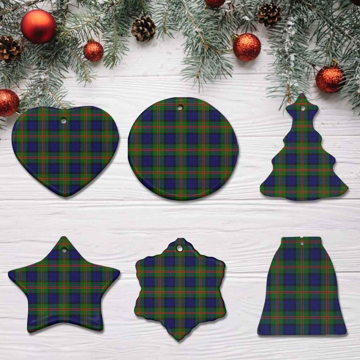 Scottish Dundas Modern 02 Clan Tartan Ceramic Ornament All Tartan Plaid