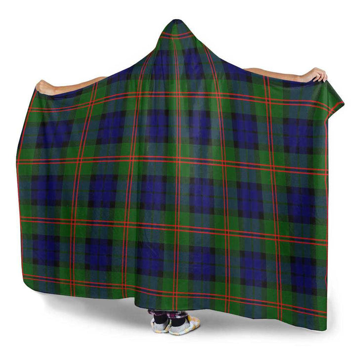 Scottish Dundas Modern 02 Clan Tartan Hooded Blanket Tartan Plaid 3