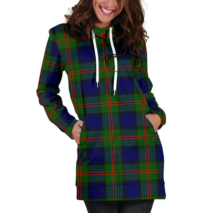 Scottish Dundas Modern 02 Clan Tartan Hoodie Dress