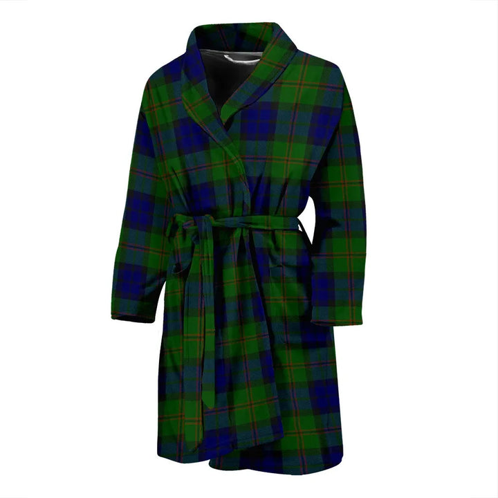 Scottish Dundas Modern Clan Tartan Bathrobe 1