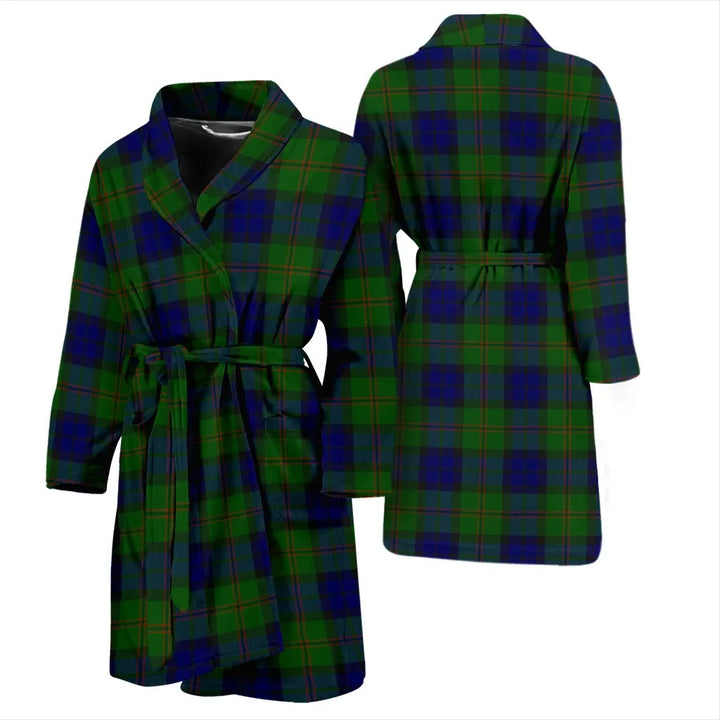 Scottish Dundas Modern Clan Tartan Bathrobe 3