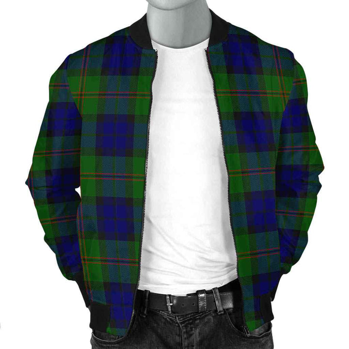 Scottish Dundas Modern Clan Tartan Bomber Jacket Tartan Plaid 2