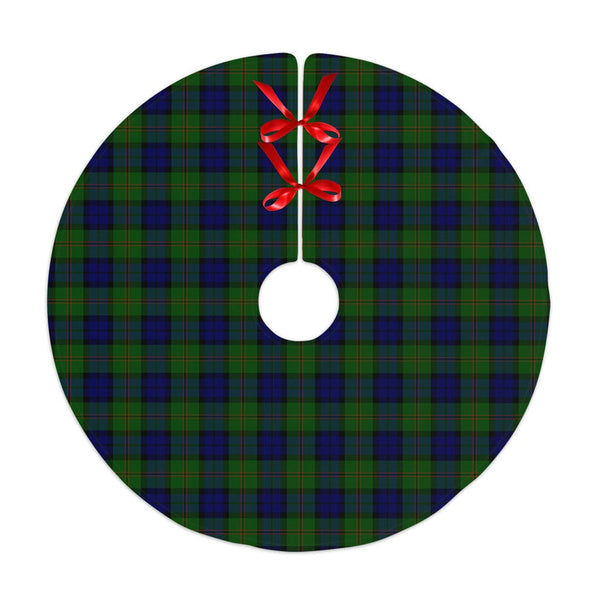 Scottish Dundas Modern Clan Tartan Christmas Tree Skirt No Tassels 1 Tartan Plaid