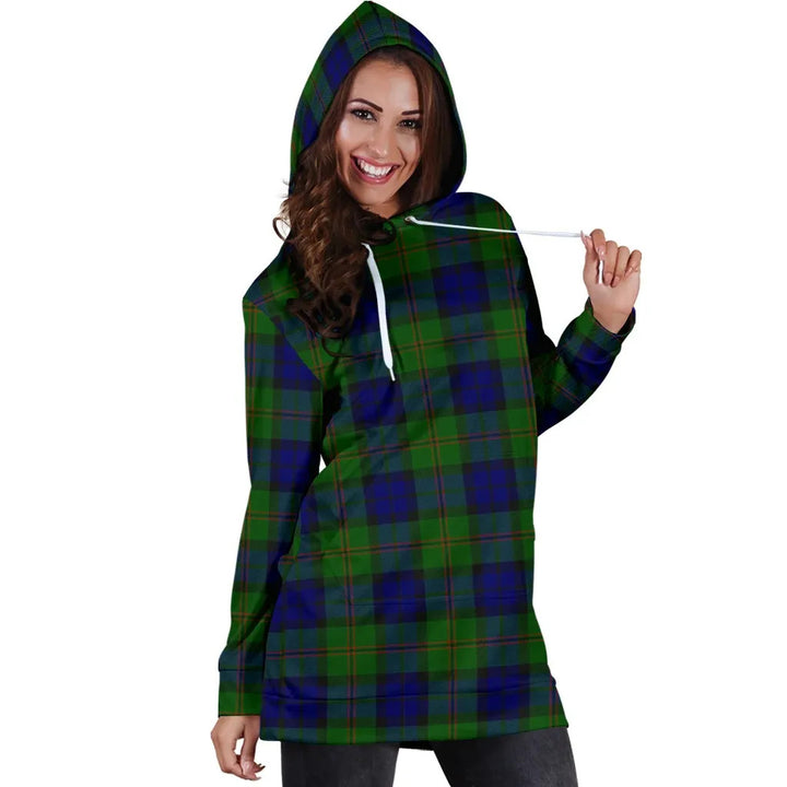Scottish Dundas Modern Clan Tartan Hoodie Dress